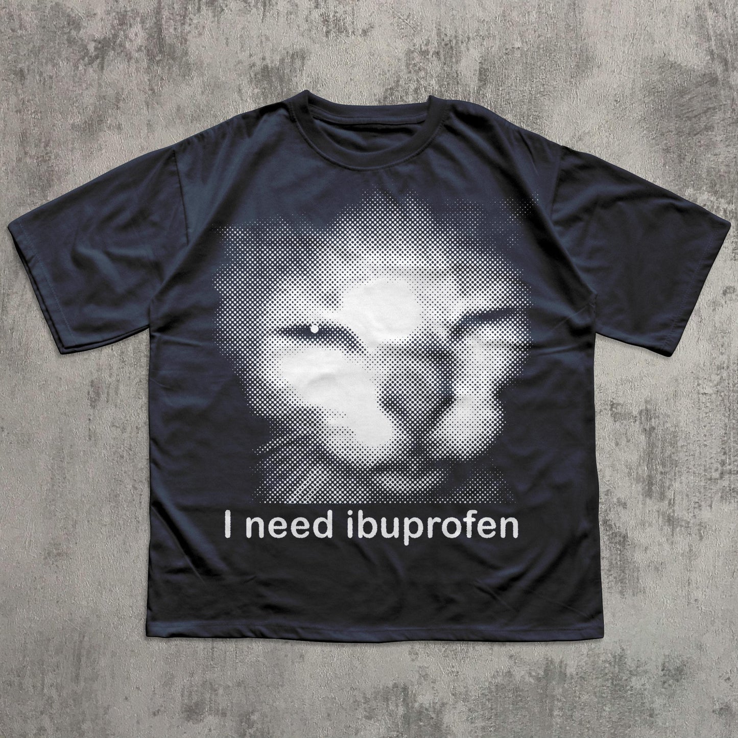 I Need Ibuprofen Funny Cat Graphic T-Shirt – Vintage Meme Tee