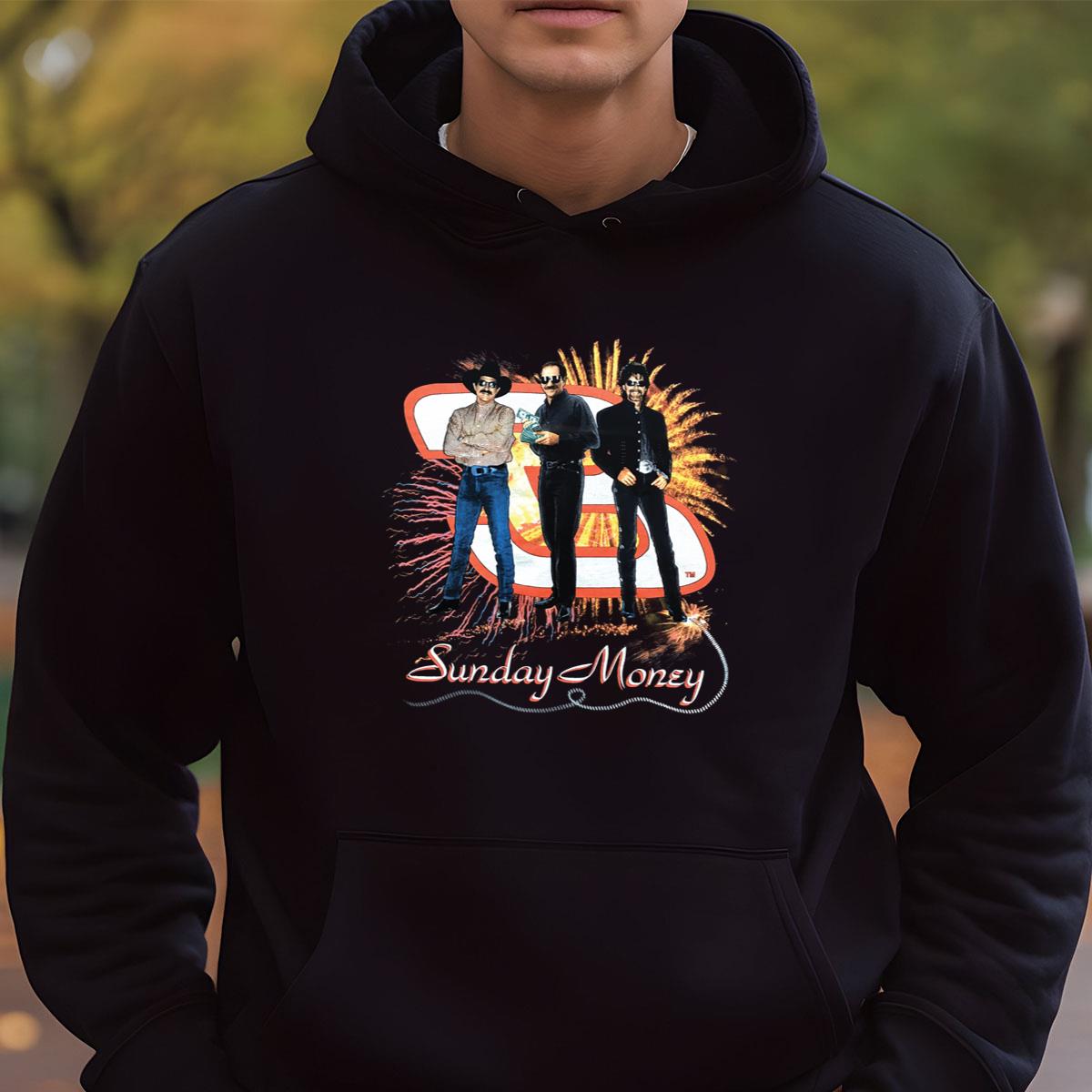 Brooks & Dunn Vintage 90s Country Music Legends Collector Edition Dale Earnhardt Sunday Money Black Unisex T-Shirt