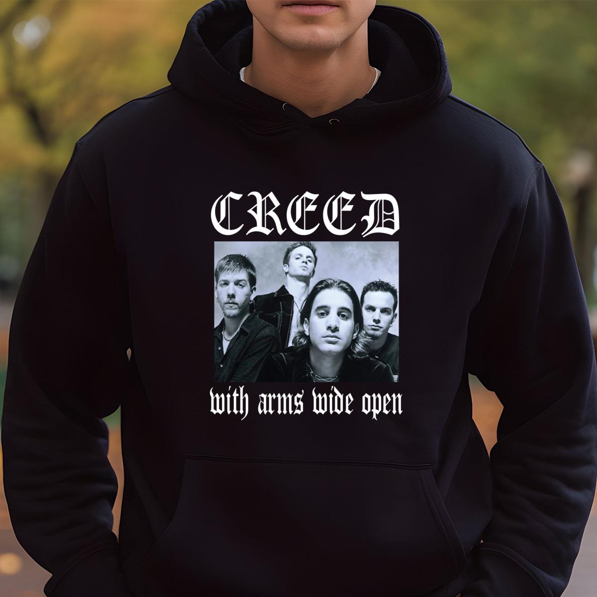 Creed Band 1999 Summer Tour Official Vintage Retro Fan Black Unisex T-Shirt