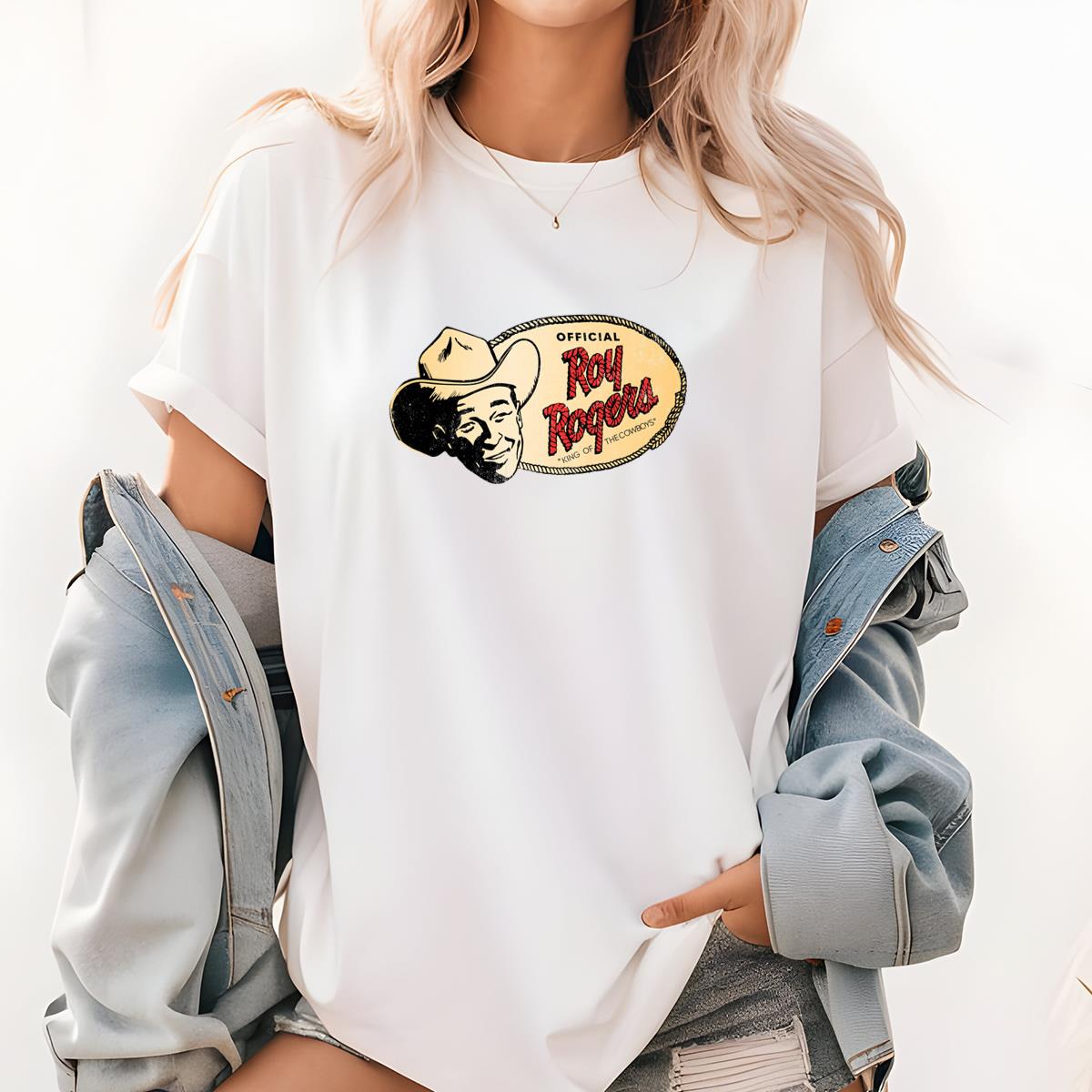 Roy Rogers Vintage Cowboy King Official Collector Retro Western Unisex Shirt