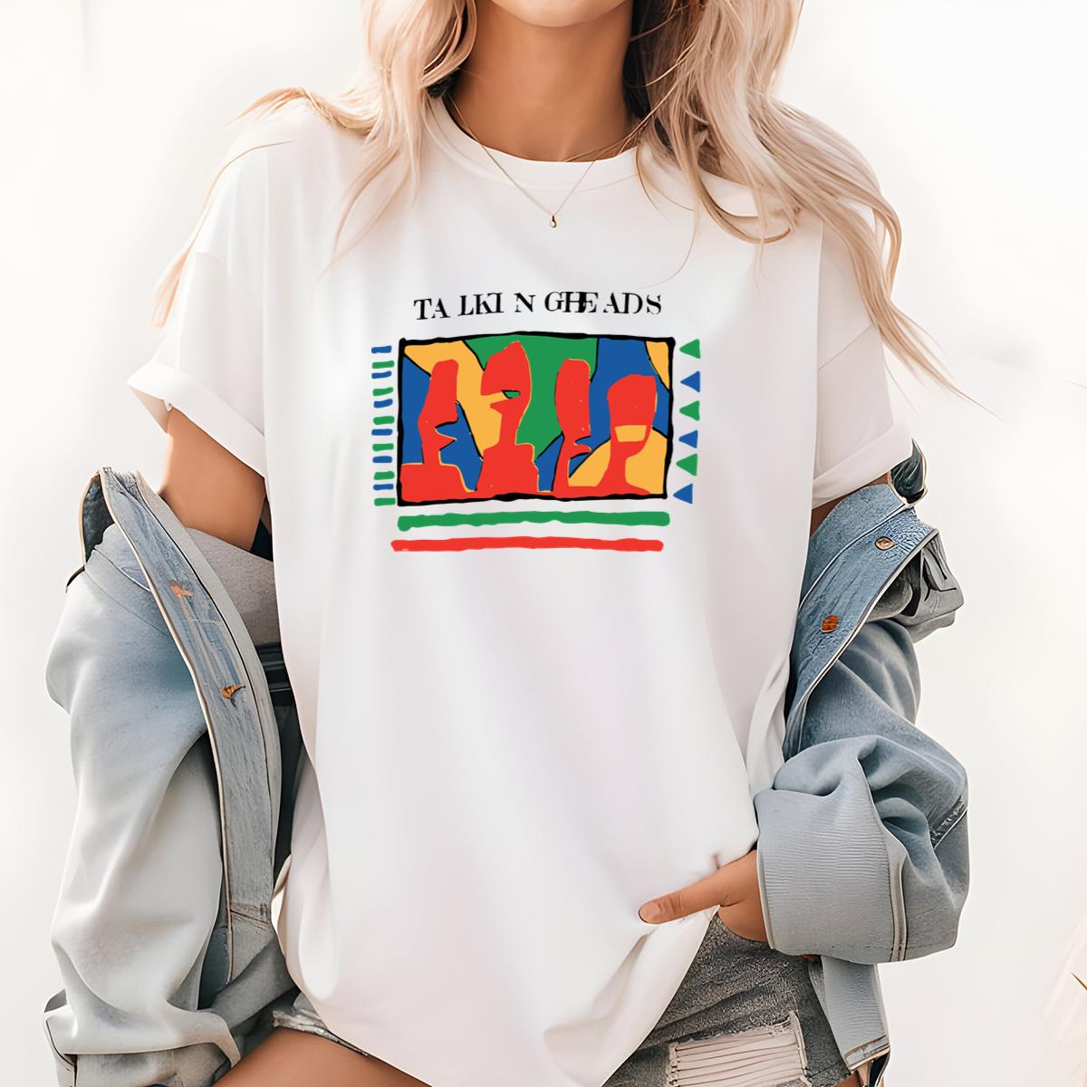 Talking Heads Vintage 80s New Wave Collector Graphic White Unisex T-Shirt