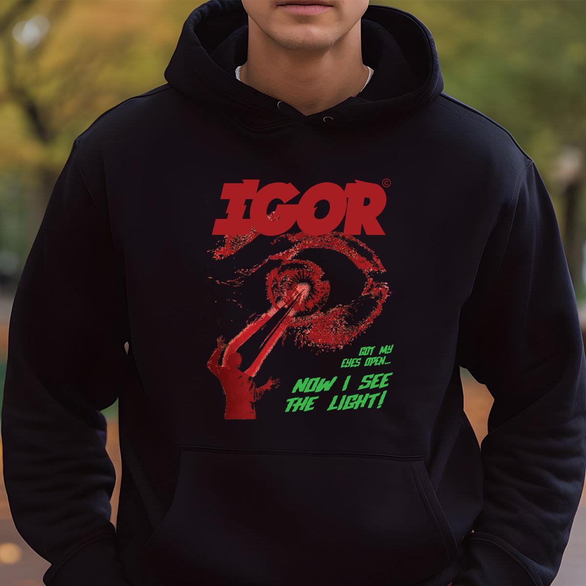 Tyler the Creator IGOR Album Official Fan Now I See The Light Design White Crewneck Short Sleeve Unisex T-Shirt