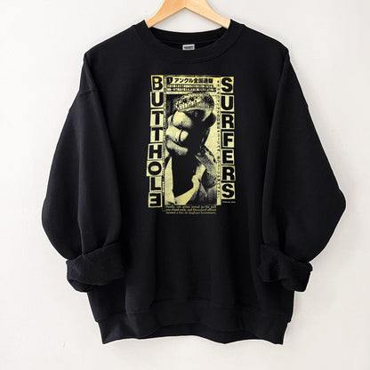 90s Butthol Surfers Vintage 1993 Tour Collector Retro Black Unisex T-Shirt