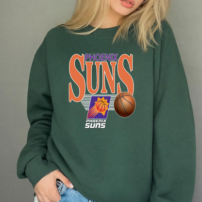 90s Vintage NBA Phoenix Suns Classic Basketball Fan Black Unisex T-Shirt