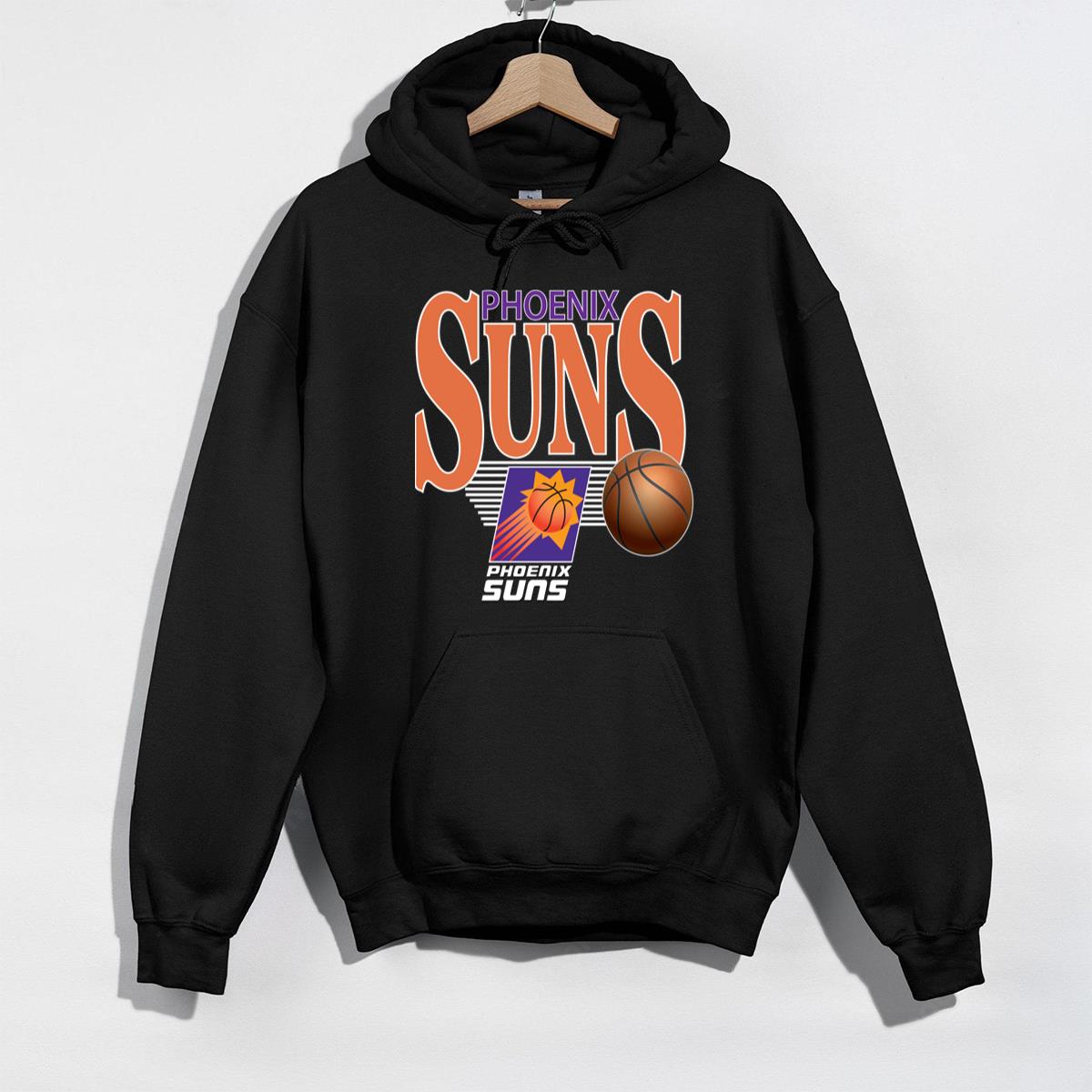 90s Vintage NBA Phoenix Suns Classic Basketball Fan Black Unisex T-Shirt
