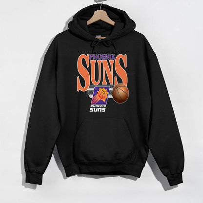 90s Vintage NBA Phoenix Suns Classic Basketball Fan Black Unisex T-Shirt