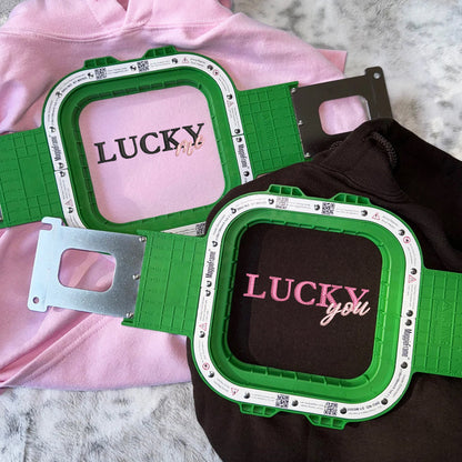 Lucky You Lucky Me Matching Hoodies for Couples - Custom Embroidered Sweatshirts