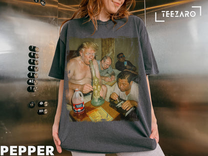Funny Political Humor Graphic T-Shirt – 420 Meme Style Tee