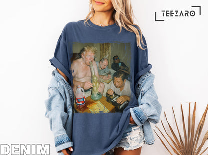 Funny Political Humor Graphic T-Shirt – 420 Meme Style Tee