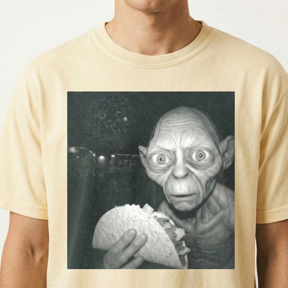 Funny Goblin Taco Graphic T-Shirt – My Precious Taco Meme Tee