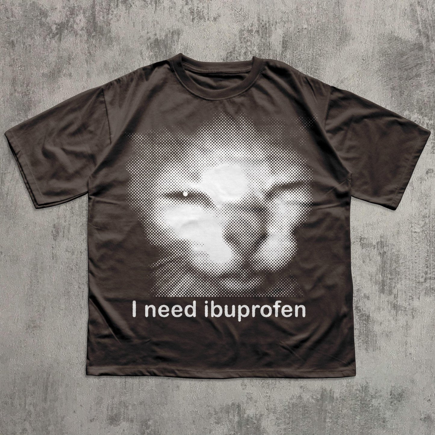 I Need Ibuprofen Funny Cat Graphic T-Shirt – Vintage Meme Tee