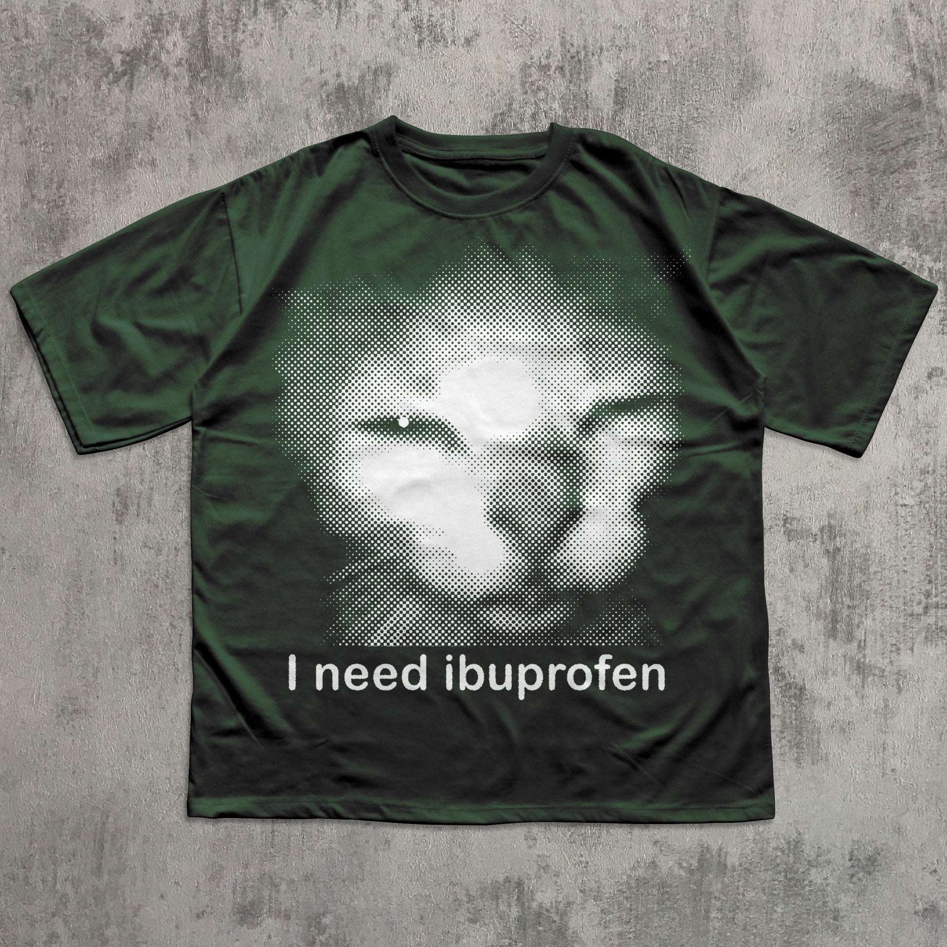 I Need Ibuprofen Funny Cat Graphic T-Shirt – Vintage Meme Tee