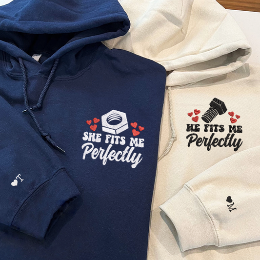 She He My Perfect Match Hoodies