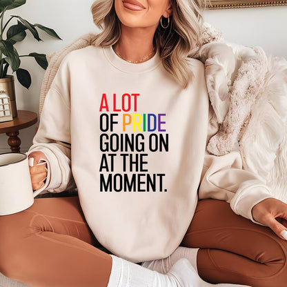 A Lot of Pride Vintage 70s LGBTQ+ Pride Parade Collector Edition Retro Rainbow Unisex T-Shirt