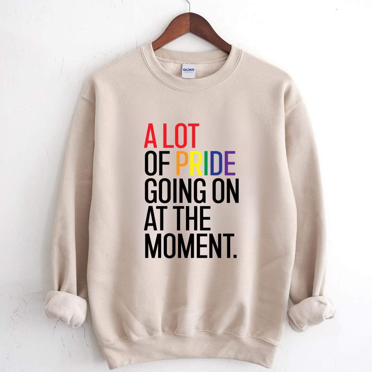 A Lot of Pride Vintage 70s LGBTQ+ Pride Parade Collector Edition Retro Rainbow Unisex T-Shirt