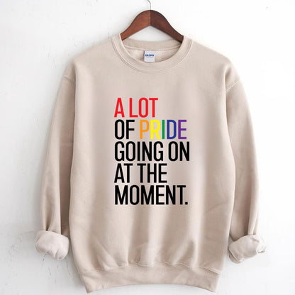 A Lot of Pride Vintage 70s LGBTQ+ Pride Parade Collector Edition Retro Rainbow Unisex T-Shirt