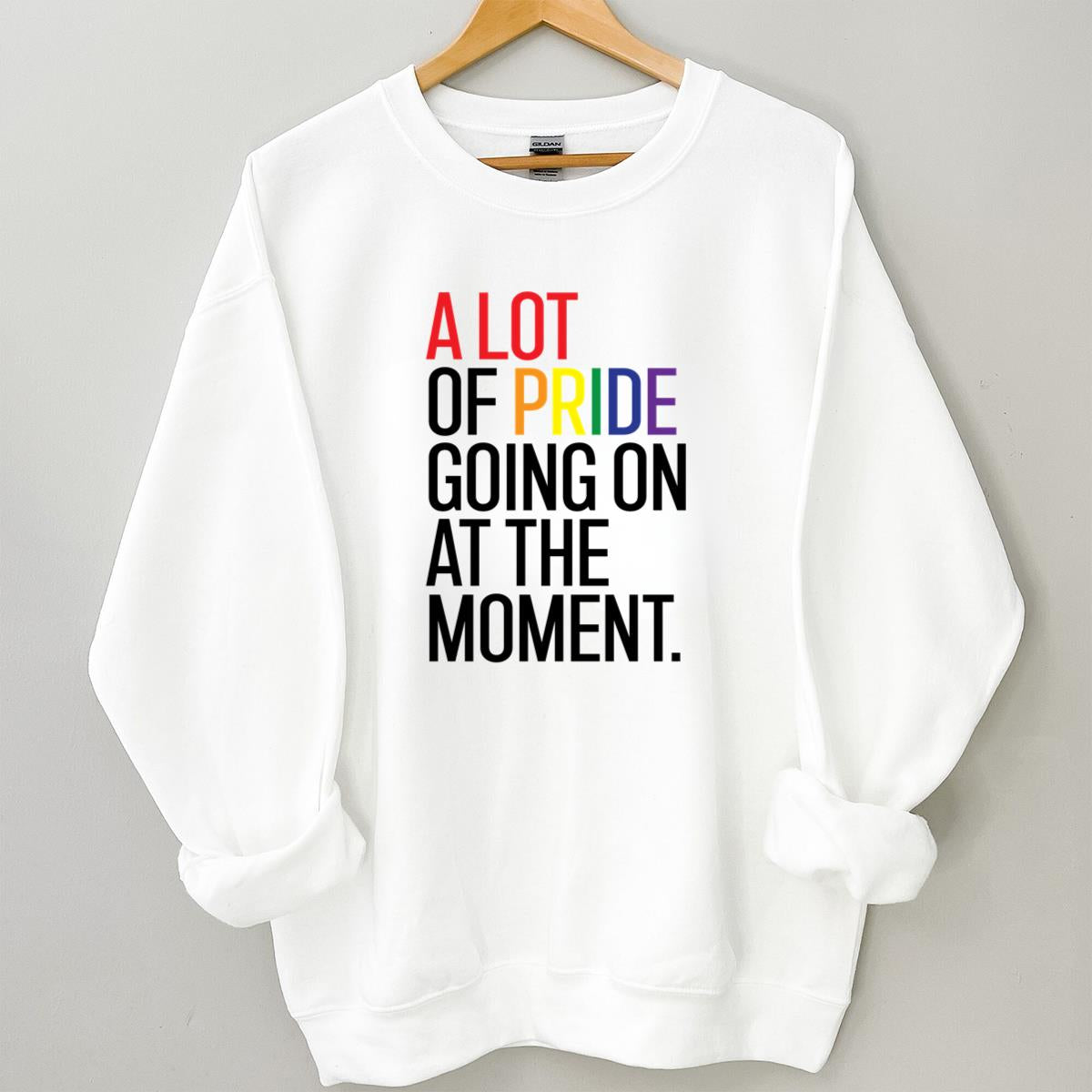 A Lot of Pride Vintage 70s LGBTQ+ Pride Parade Collector Edition Retro Rainbow Unisex T-Shirt