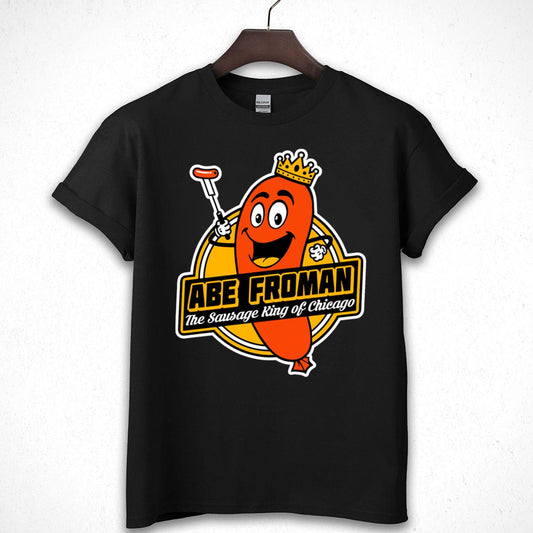 Abe Froman Sausage King of Chicago Funny Graphic T-Shirt 