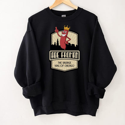Abe Froman Sausage King of Chicago Retro Graphic T-Shirt 