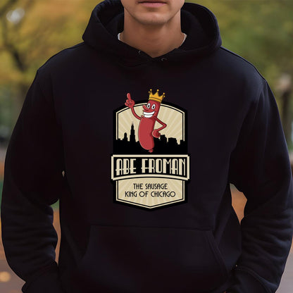Abe Froman Sausage King of Chicago Retro Graphic T-Shirt 