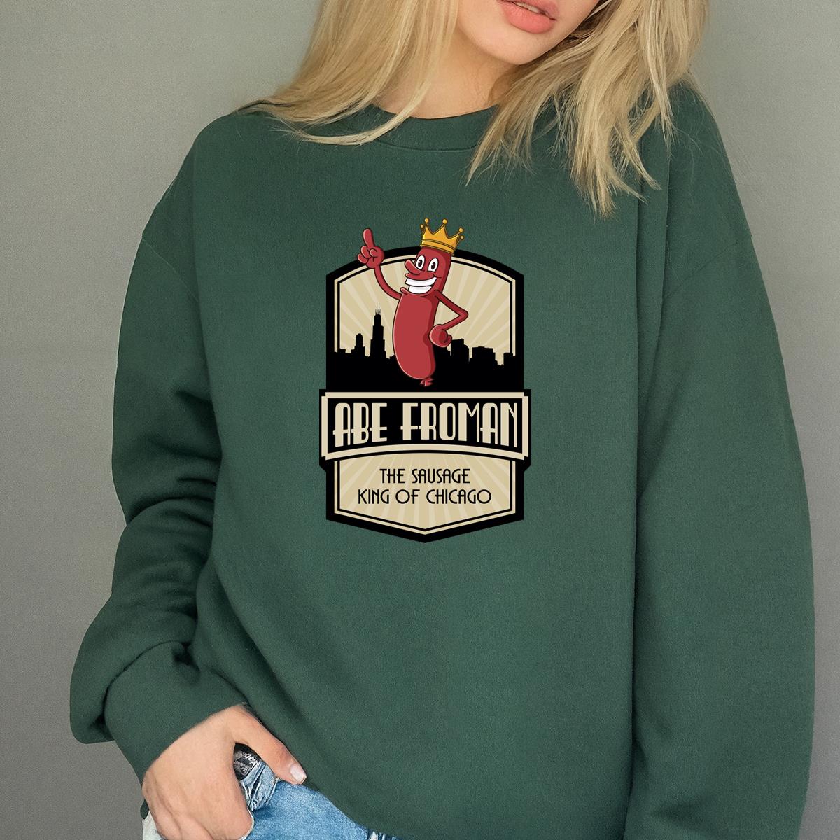 Abe Froman Sausage King of Chicago Retro Graphic T-Shirt 