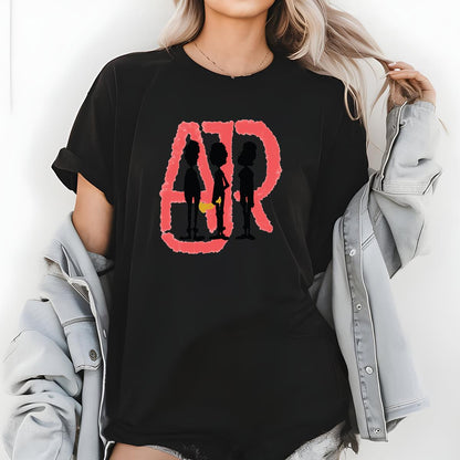 AJR Retro Ahadow Art White Unisex T-Shirt Gifts for Fans