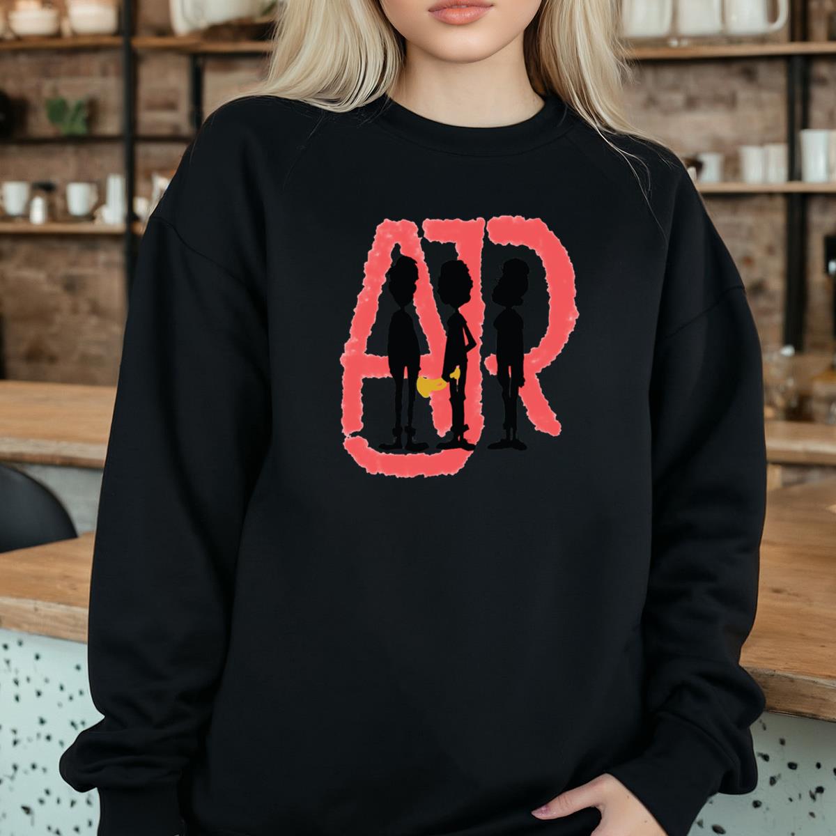 AJR Retro Ahadow Art White Unisex T-Shirt Gifts for Fans