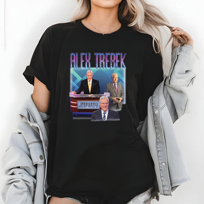 Alex Trebek Vintage JEOPARDY TV Show Tribute Collector Unisex T-Shirt