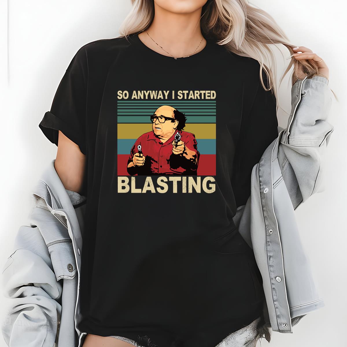 Always Sunny in Philadelphia Vintage 2000s Comedy TV Show Fan Black Unisex T-Shirt