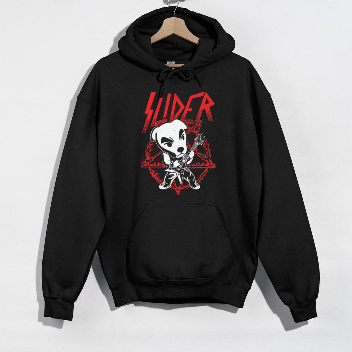 Animal Crossing Cute Slider Heavy Metal Vintage 90s Fan Black Unisex T-Shirt