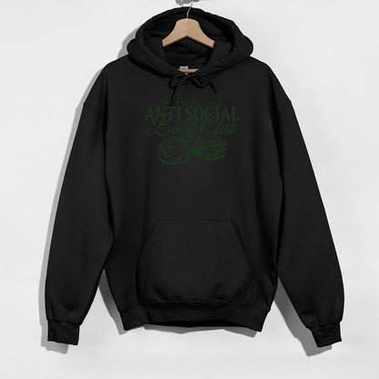 Anti Social Book Club Vintage Reading Lover Crewneck Sweatshirt Cotton Gray Unisex