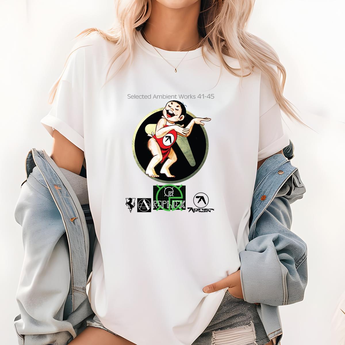 Aphex Twin Vintage 90s Selected Ambient Works 41-45 Collector Edition Logo Unisex T-Shirt