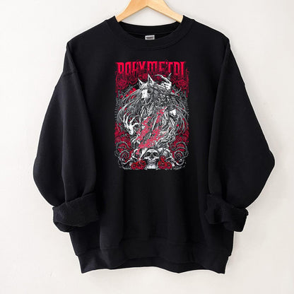 Babymetal Vintage 2010s Rosewolf Design Official Fan Black Unisex T-Shirt