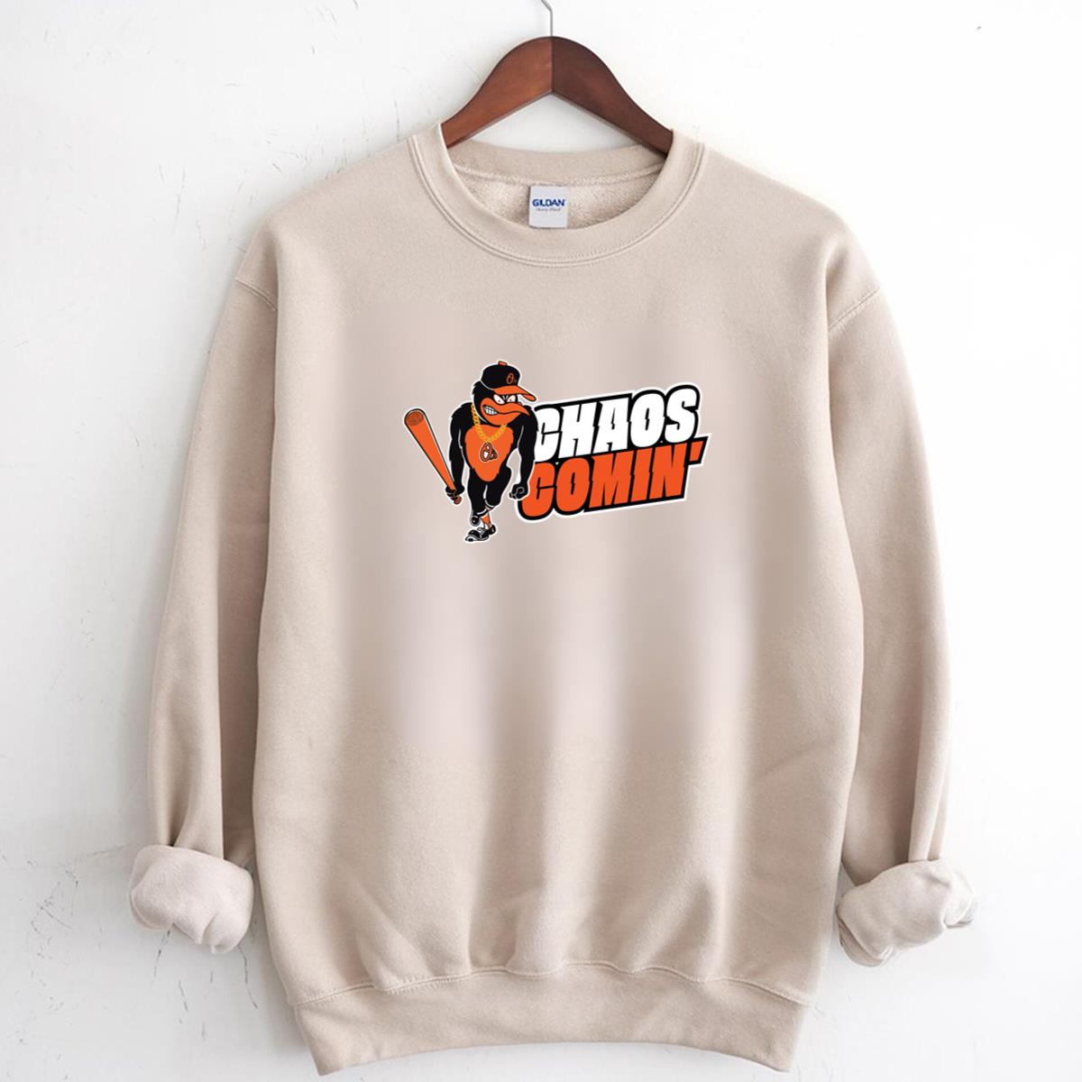 Baltimore Orioles Chaos Comin Vintage Baseball Fan Chaos Cominng Unisex T-Shirt