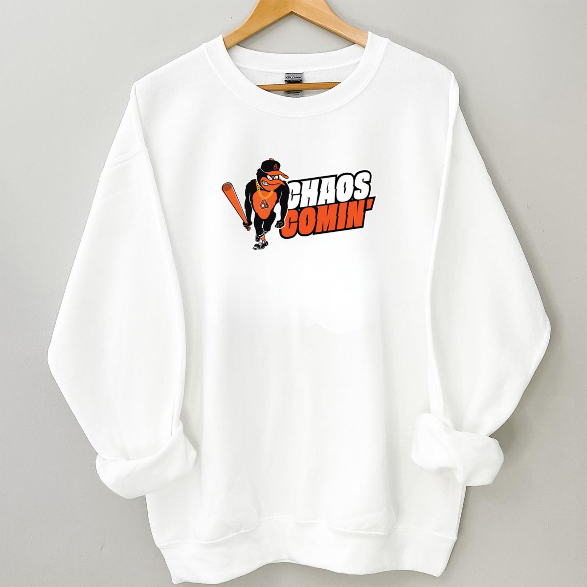 Baltimore Orioles Chaos Comin Vintage Baseball Fan Chaos Cominng Unisex T-Shirt