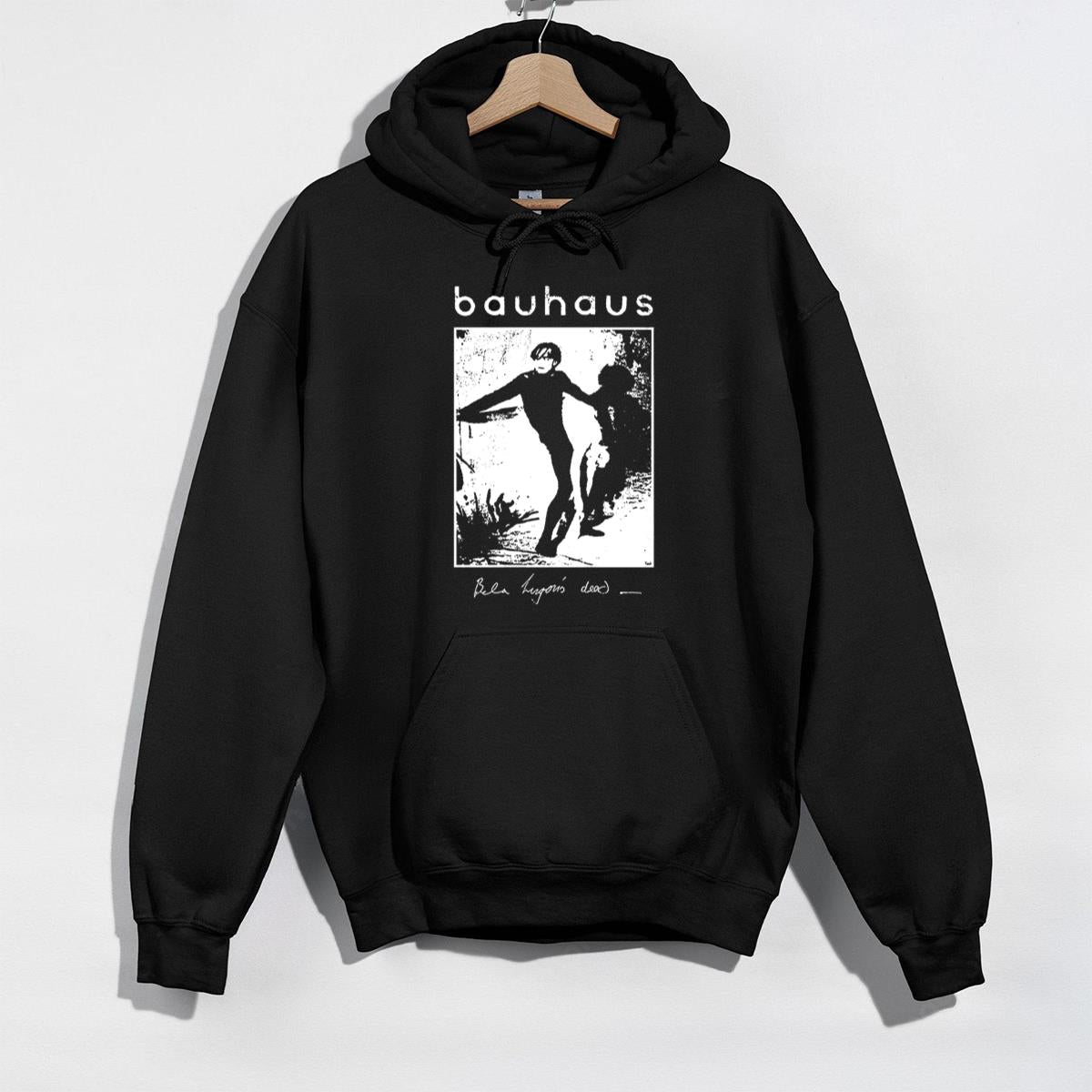 Bauhaus Vintage 80s Goth Rock Band Bela Lugosis Dead Slim Fit Black Unisex T-Shirt