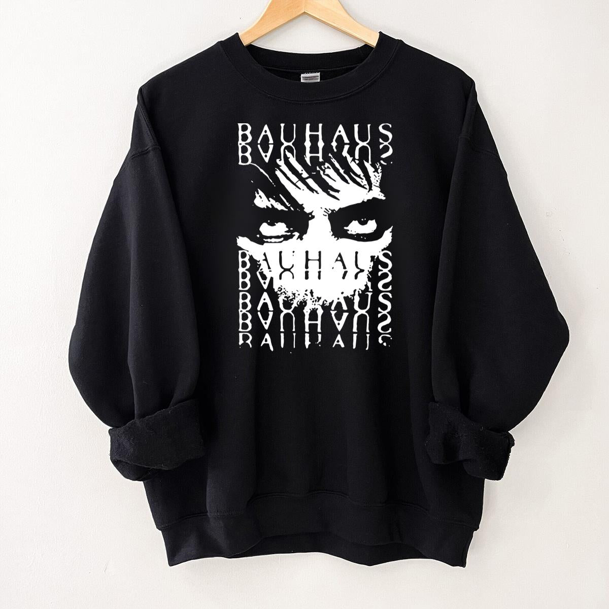 Bauhaus Vintage 80s Retro Goth Rock Band Fan Black Unisex T-Shirt