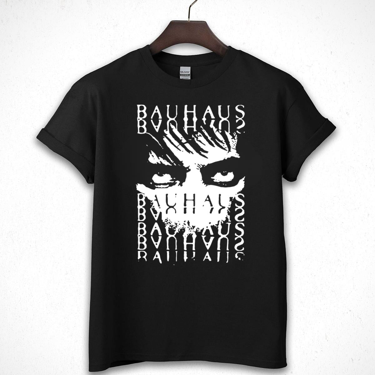 Bauhaus Vintage 80s Retro Goth Rock Band Fan Black Unisex T-Shirt