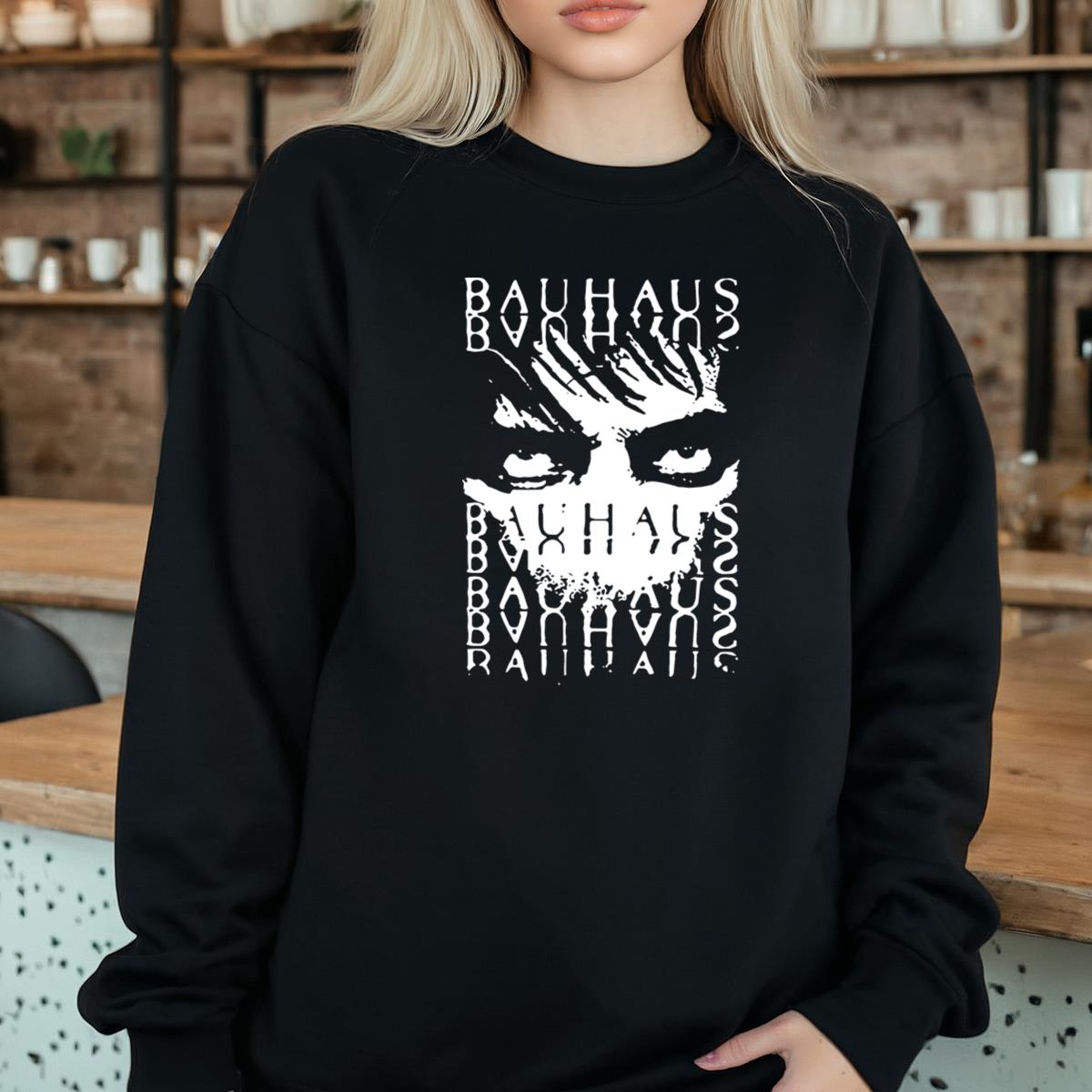 Bauhaus Vintage 80s Retro Goth Rock Band Fan Black Unisex T-Shirt