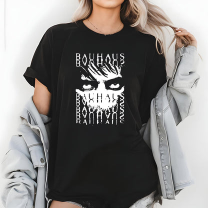 Bauhaus Vintage 80s Retro Goth Rock Band Fan Black Unisex T-Shirt