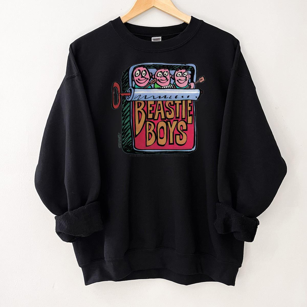 Beastie Boys Vintage 90s Hello Nasty Album Collector Funny Sardine Can Design Black Unisex T-Shirt