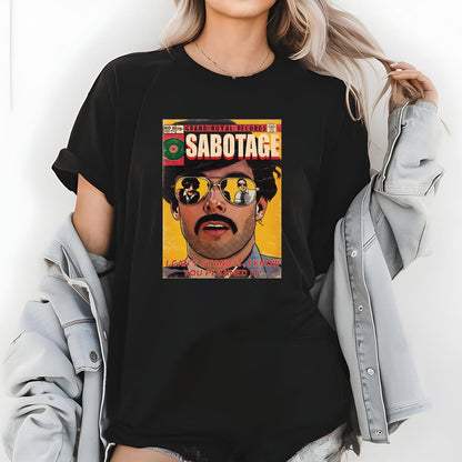 Beastie Boys Vintage 90s Sabotage Hip Hop Retro Graphic Unisex T-Shirt