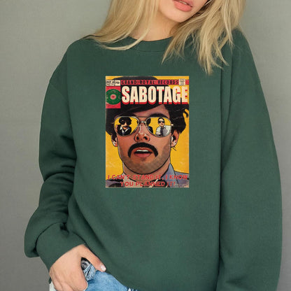 Beastie Boys Vintage 90s Sabotage Hip Hop Retro Graphic Unisex T-Shirt