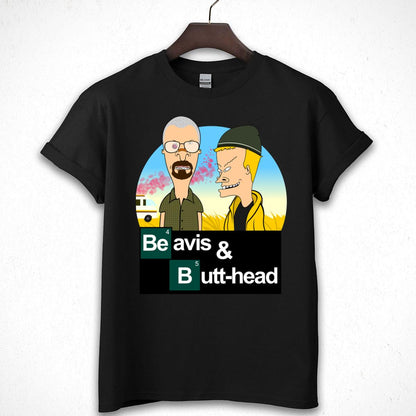 Beavis and Butt-head Breaking Bad Mashup Funny Graphic Tee 