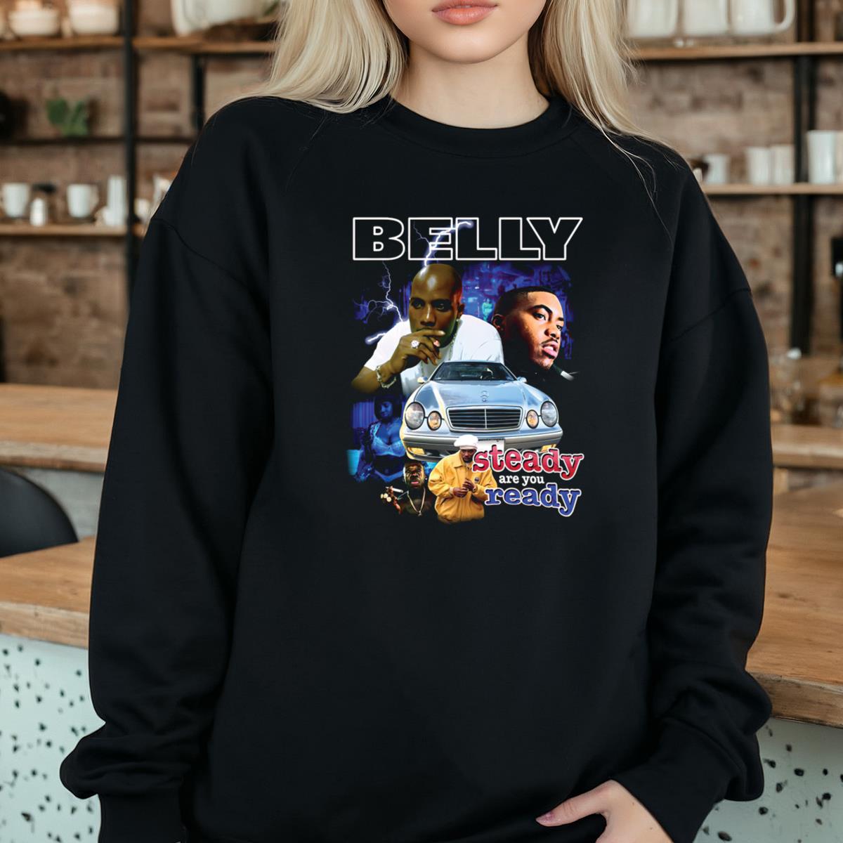 Belly 90s Vintage Retro Band Fan Black Unisex T-Shirt