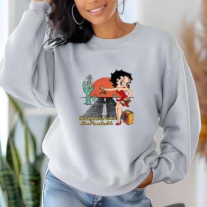 Betty Boop Vintage 90s Retro Cartoon Fan White Unisex T-Shirt
