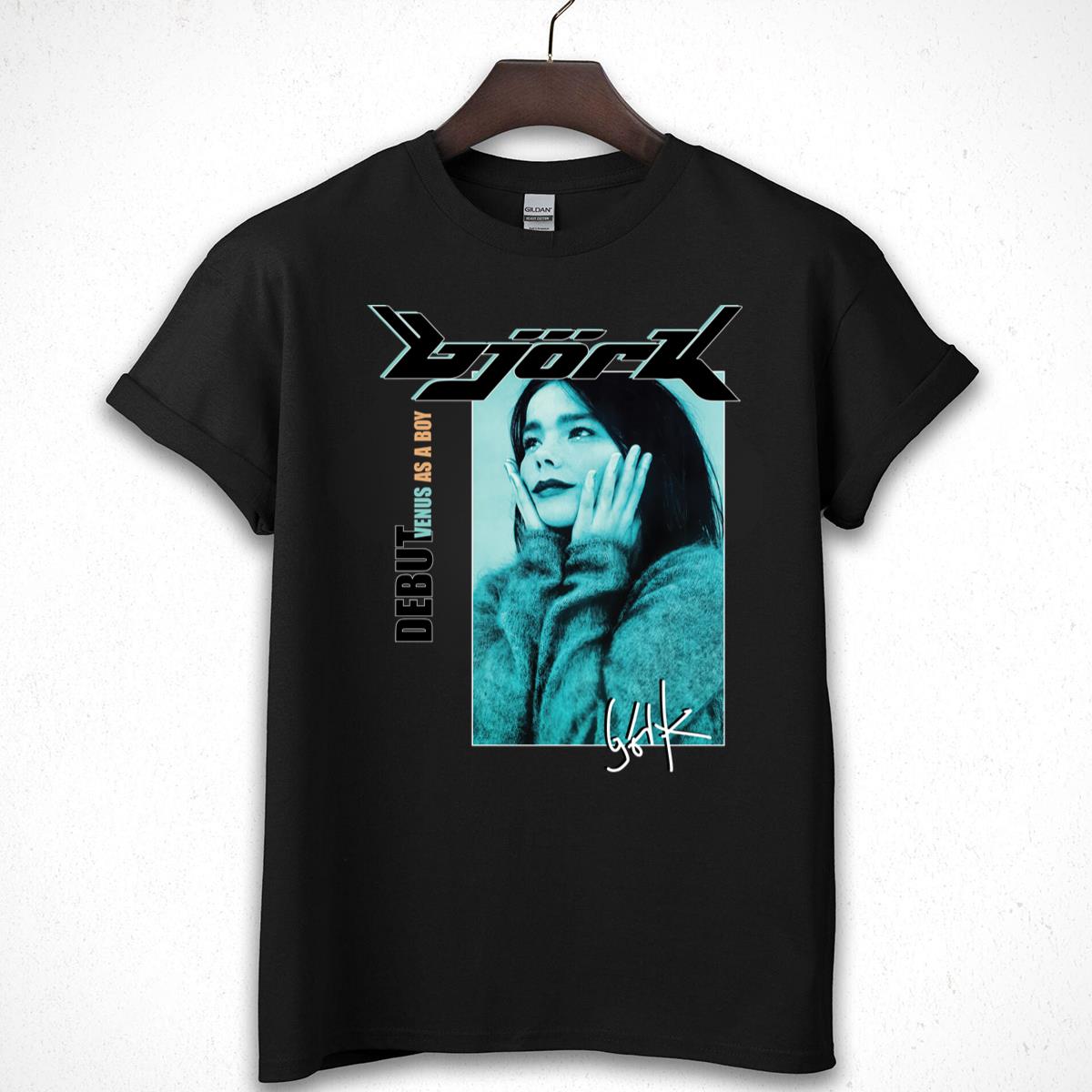 Bjork Retro 90s Venus As A Boy Official Fan Vintage Black Unisex T-Shirt