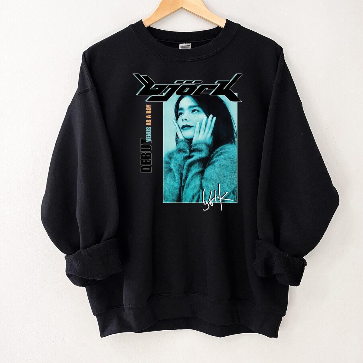 Bjork Retro 90s Venus As A Boy Official Fan Vintage Black Unisex T-Shirt