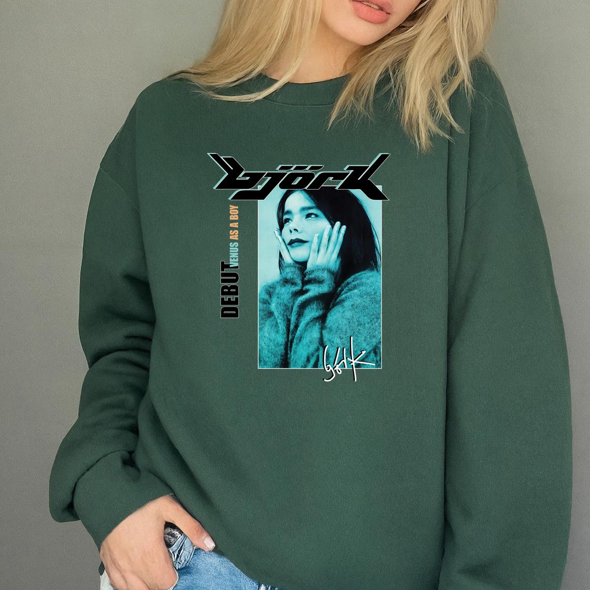 Bjork Retro 90s Venus As A Boy Official Fan Vintage Black Unisex T-Shirt