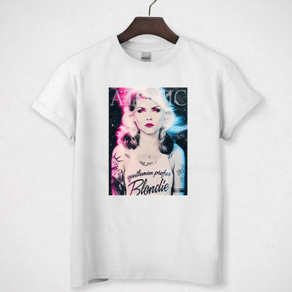 Blondie Debbie Harry Vintage 70s 80s Punk Rock Official Fan White Classic Unisex T-Shirt